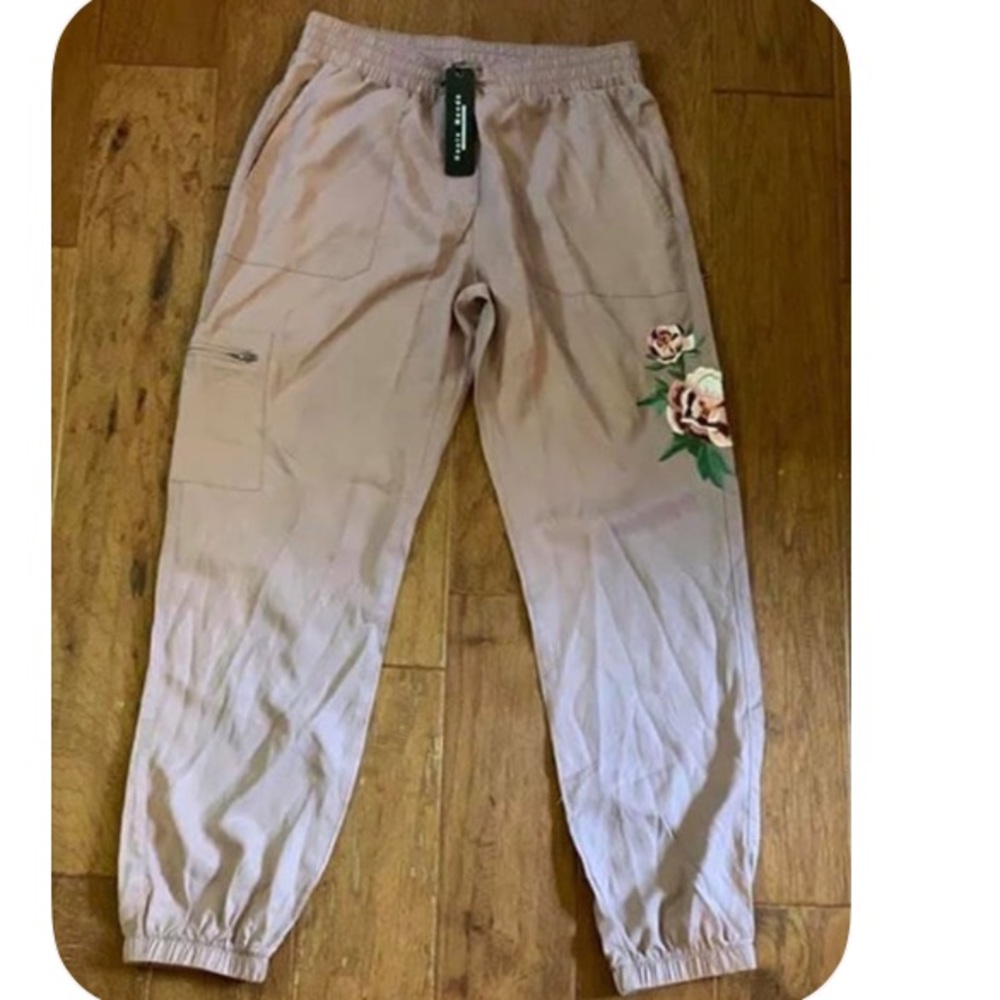 Floral Embellished Joggers